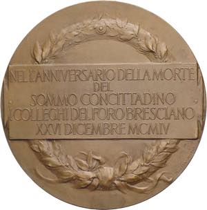 Italia - Medaglia commemorativa di Giuseppe ... 