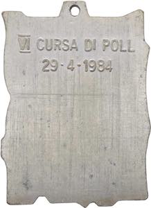 Italia  - Medaglia votiva del 29-4-1984 ... 