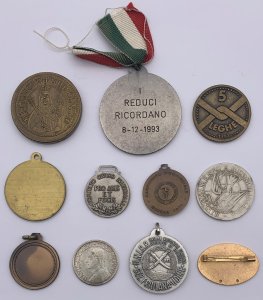 Medaglie Italiane - Lotto di 11 medaglie - ... 