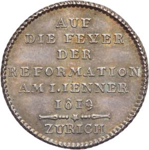 Svizzera - medaglia commemorativa di Zwingli ... 