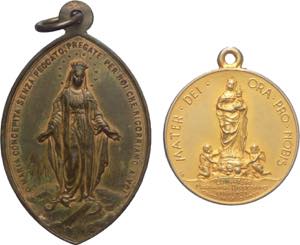 Ialia - Lotto di 2 medaglie religiose - ... 