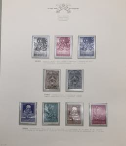 Città del vaticano - Foglio francobolli ... 