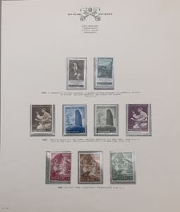 Città del Vaticano - Foglio francobolli ... 