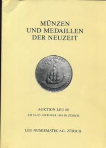 BANK LEU AG. -  Auction 60. Zurich, 24\25 - ... 