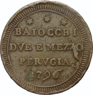 Stato Pontificio - Perugia - Pio VI, Braschi ... 