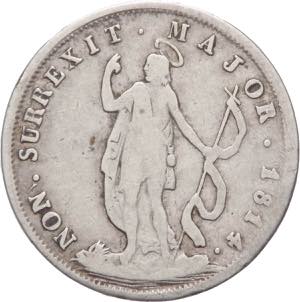Repubblica Genovese - 10 soldi 1814 - Gig. 2 ... 