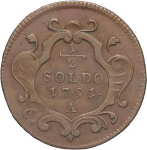 Gorizia - Leopoldo II - 1/2 soldo - Vienna - ... 