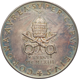  Medaglia annuale Paolo VI 1963 anno I - ... 