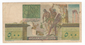 Banca dellAlgeria e della Tunisia - 500 ... 