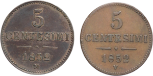 Impero Austriaco - Lotto di 2 monete da 5 ... 