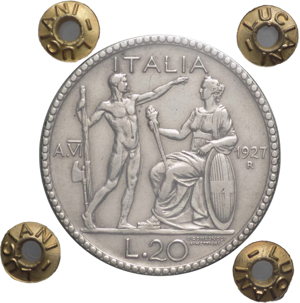 Vittorio Emanuele III (1900-1943) 20 lire ... 