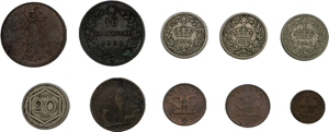 Regno dItalia - Lotto di 10 monete di ... 