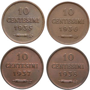Repubblica di San Marino - Lotto di 4 monete ... 