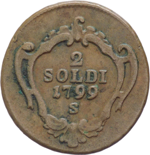Gorizia - Francesco II (1792-1804) - 2 soldi ... 