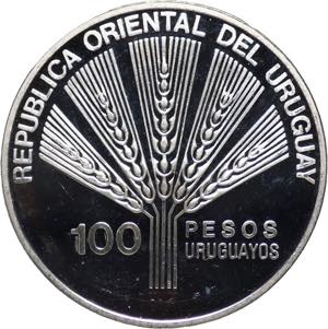 Uruguay - 100 Pesos 1995 ... 