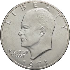 U.S.A. - 1 Dollaro 1971 - Eisenhower I° ... 