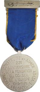 Medaglia Alcide De Gasperi 1971 - 22° ... 