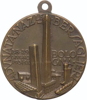 Bologna - Medaglia adunata nazionale ... 