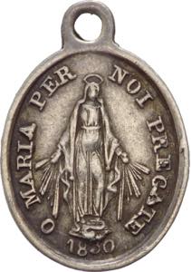 Pio IX (1846-1878) - medaglietta votiva - Ag ... 