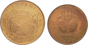 Malta - lotto di 2 medaglie ( 2 Tarì e 10 ... 