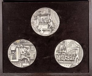 San Marino - Set 3 medaglie di Omaggio a ... 