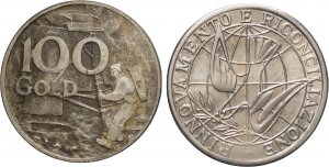 Lotto 2 medaglie - Earth, moon, earth 1969 - ... 