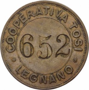 Italia - Gettone da 10 centesimi della ... 