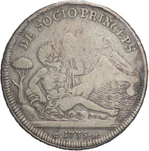 Napoli - 1 Piastra 1735 - Carlo di Borbone ... 