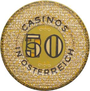 Austria - Fiche da 50 - Casinos in ... 