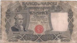 Banca di Napoli - 500 ... 