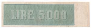 Repubblica - 5.000 Lire 28/01/1948 - Titolo ... 