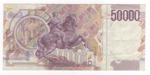 Repubblica - 50.000 Lire 1992 - Bernini II° ... 