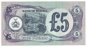 Banconota Biafra - 5 Pounds ND (1968-69) - ... 