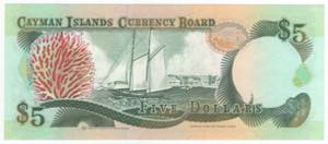 Banconota Isole Cayman  - 5 Dollars 1991 - ... 