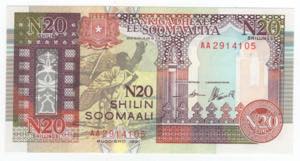 Banconota Somalia - 20 ... 