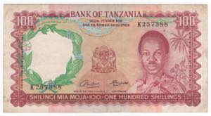 Banconota Tanzania - 100 ... 