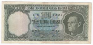 Banconota Turchia - 100 ... 