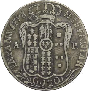 Regno di Napoli - 1 Piastra 1798 - ... 