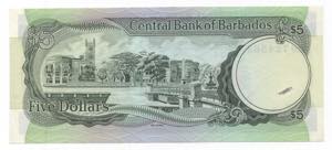Barbados - 5 Dollari 1975 - P# 32
