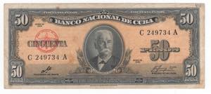 Cuba - 50 Pesos 1960 - ... 