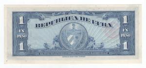 Cuba - 1 Peso 1960 - P# 077b