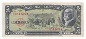 Cuba - 5 Pesos 1960 - P# ... 