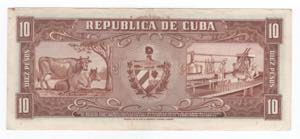 Cuba - 10 Pesos 1956 - P# 88a