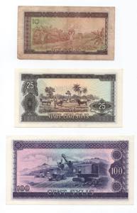 Guinea - lotto di 3 banconote