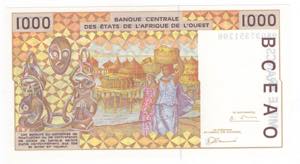 Guinea-Bissau (S) - 1000 Francs CFA - P# 911S