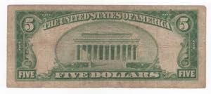 Stati Uniti dAmerica - 5 Dollari 1934 - F - ... 