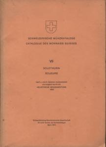 SIMMELJ. H. - Catalogue des monnaies suisse; ... 