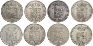 Regno delle due Sicilie - lotto di 8 monete ... 