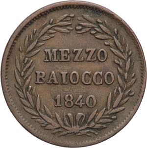 Stato Pontificio - 1/2 Baiocco 1840 - ... 