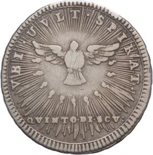 Stato Pontificio - 1/5 scudo 1758 - Sede ... 